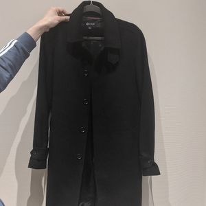 J Crew Topcoat Black
